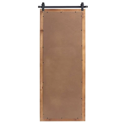 18" X 50" Cates Full Length Wall Mirror Rustic Brown - Kate & Laurel All Things Decor 5 18" X 50" Cates Full Length Wall Mirror Rustic Brown - Kate & Laurel All Things Decor - Image 3