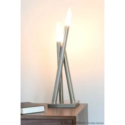 26" Icicle Desk Lamp Brushed Nickel - LumiSource -Lighting Specialty Store GUEST 09fdad8c 5f0d 4bc3 89f0 36a500b69f5c