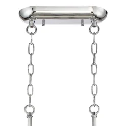 Possini Euro Design Mirabell Chrome Linear Island Pendant Chandelier 34" Wide Modern LED Clear Glass Crystal 6-Light Fixture For Dining Room Kitchen -Lighting Specialty Store GUEST 0bfcfb6b f938 47c6 b873 e21ac19f51ba