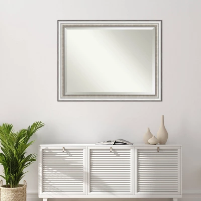 45" X 35" Salon Framed Wall Mirror Silver - Amanti Art 7 45" X 35" Salon Framed Wall Mirror Silver - Amanti Art - Image 5