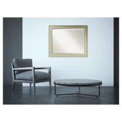 Vegas Silver Framed Wall Mirror - Amanti Art -Lighting Specialty Store GUEST 107c5266 d592 45f9 a5b4 14a9c093a3cc