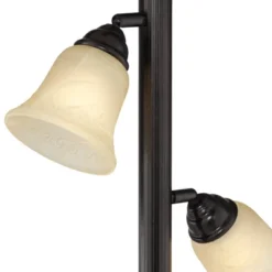 Regency Hill Ludo Rustic Vintage Torchiere Floor Lamp With Side Lights 72" Tall Bronze Crackle Adjustable Alabaster Glass For Living Room Reading Home -Lighting Specialty Store GUEST 10a05e59 add6 4338 b12b c27355e71f50