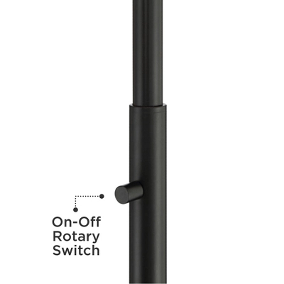 360 Lighting Modern Adjustable Floor Lamp With USB Charging Port 61" Tall Black Brass Living Room Reading 6 360 Lighting Modern Adjustable Floor Lamp With USB Charging Port 61" Tall Black Brass Living Room Reading - Image 4