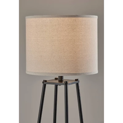 Adrian Shelf Floor Lamp Black - Adesso 6 Adrian Shelf Floor Lamp Black - Adesso - Image 4
