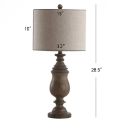 28.5" Abeline Resin Table Lamp (Includes LED Light Bulb) Brown - JONATHAN Y -Lighting Specialty Store GUEST 14de796b 148f 443a ac78 4885437cc758
