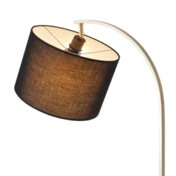 65" Lana Arc Floor Lamp With Table And USB Port Black - Teamson Home -Lighting Specialty Store GUEST 16a58c6f 9ae5 4ea1 bab7 02da6b85d4d7