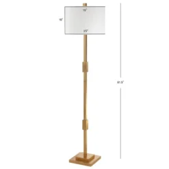 61.5" Resin/Metal Windsor Floor Lamp (Includes LED Light Bulb) Gold - JONATHAN Y -Lighting Specialty Store GUEST 1894a7be 269d 4ca8 ad2a d8da3cdf295a
