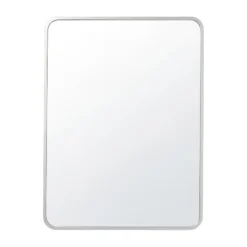 Flash Furniture Jada Decorative Wall Mirror - Rounded Corners, Bathroom & Living Room Glass Mirror Hangs Horizontal Or Vertical -Lighting Specialty Store GUEST 1965e81c 5dcb 482d 92ad 6347c677c92f