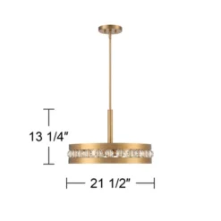 Stiffel Artyom Warm Gold Ring Pendant Chandelier 21 1/2" Wide Modern Clear Crystal Balls 4-Light Fixture For Dining Room House Foyer Kitchen Island 17 Stiffel Artyom Warm Gold Ring Pendant Chandelier 21 1/2" Wide Modern Clear Crystal Balls 4-Light Fixture For Dining Room House Foyer Kitchen Island -Lighting Specialty Store GUEST 206a442b 35c2 4027 9a1b 7a59971cfb1d