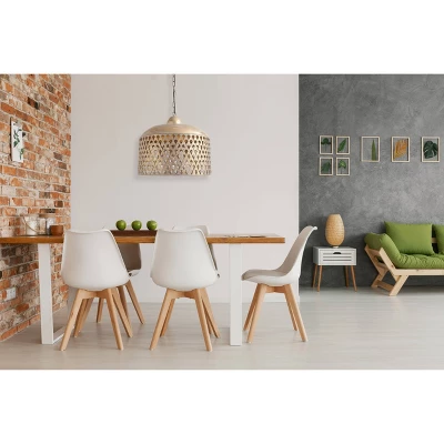 20.25" X 18.5" Metal Pendant Lamp Gold Finish - Storied Home 4 20.25" X 18.5" Metal Pendant Lamp Gold Finish - Storied Home - Image 2