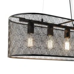30" 4-Light Gianna Chandelier Black - River Of Goods -Lighting Specialty Store GUEST 2159a650 07da 4904 8afd 02745962a7e8