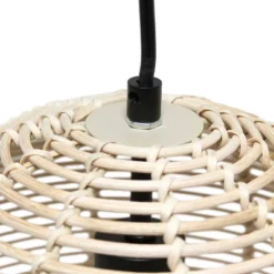 Ball Shaped Rattan Pendant Light Beige - Lalia Home -Lighting Specialty Store GUEST 2bc2bcf0 02b9 422d 84f4 2ed6670a63a6