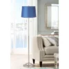 360 Lighting Abba Modern Floor Lamp Standing 66" Tall Brushed Nickel Metal Blue Satin Fabric Drum Shade For Living Room Bedroom Office House Home 2 360 Lighting Abba Modern Floor Lamp Standing 66" Tall Brushed Nickel Metal Blue Satin Fabric Drum Shade For Living Room Bedroom Office House Home -Lighting Specialty Store GUEST 2c50fd30 3cfd 45f6 be76 21513e5d9e84