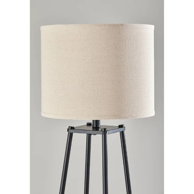 Adrian Shelf Floor Lamp Black - Adesso 4 Adrian Shelf Floor Lamp Black - Adesso - Image 2