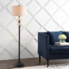 60" Glass/Metal January Floor Lamp (Includes LED Light Bulb) Black - JONATHAN Y 1 60" Glass/Metal January Floor Lamp (Includes LED Light Bulb) Black - JONATHAN Y -Lighting Specialty Store GUEST 2f0c3076 b5ee 40aa 9191 afcc977c140d