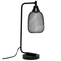 Industrial Mesh Desk Lamp Matte Black - Lalia Home -Lighting Specialty Store GUEST 320a1c68 3979 4ffe a643 c0fb77c304ea