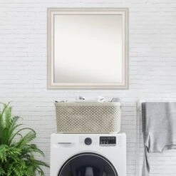 31" X 31" Non-Beveled Trio White Wash Silver Wall Mirror - Amanti Art -Lighting Specialty Store GUEST 321d56bf 5b7d 49cd b328 12c33798678f