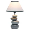 14.7" Contemporary Ceramic Stacking Stones Table Desk Lamp Gray - Creekwood Home -Lighting Specialty Store GUEST 32872a41 1aa2 440b bfe7 eea0c7811040