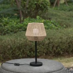 Vintiquewise Creative Paper Rope Lamp With Plug In Cord On/Off Switch For Bedroom, Living, Playroom And Entryway, Natural 11 Vintiquewise Creative Paper Rope Lamp With Plug In Cord On/Off Switch For Bedroom, Living, Playroom And Entryway, Natural -Lighting Specialty Store GUEST 3bc2ac82 353b 401f b2bf dcc2163a4631