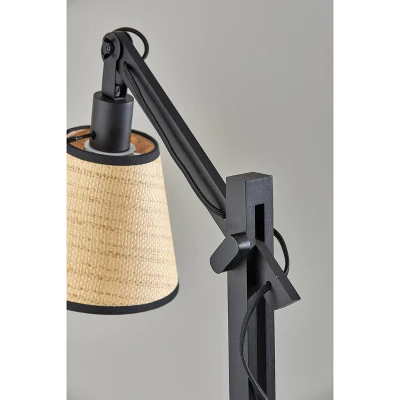 Walden Table Lamp Metal/Wood Black - Adesso 4 Walden Table Lamp Metal/Wood Black - Adesso - Image 2