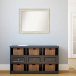 33" X 27" Non-Beveled Regal Birch Cream Wall Mirror - Amanti Art -Lighting Specialty Store GUEST 41b2bfde 5e92 4d6e 9616 a3d5b457c865