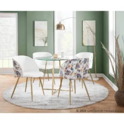 Marble And Metal March Contemporary Floor Lamp Gold (Includes LED Light Bulb) - LumiSource -Lighting Specialty Store GUEST 4669ff59 b041 495e bfd9 5992ecc5422e