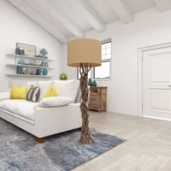 Rustic Floor Lamp Beige - Olivia & May 17 Rustic Floor Lamp Beige - Olivia & May -Lighting Specialty Store GUEST 4c41c9c1 acbb 4666 b7cf 01a0dd60ae7f