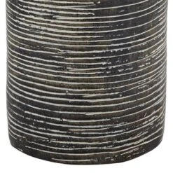 360 Lighting 24" High Mid Century Modern Farmhouse Rustic Table Lamps Set Of 2 Black Finish Oatmeal Shade Living Room Bedroom Bedside Nightstand House -Lighting Specialty Store GUEST 4dd2d810 6a4d 41eb a856 e191fb375f0e