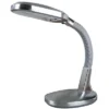 Hastings Home Natural Sunlight Desk Lamp With Adjustable Gooseneck For Home And Office - Silver -Lighting Specialty Store GUEST 50a95e8b 0bae 4af5 9d53 08533418629a