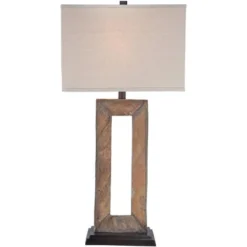 Franklin Iron Works Tahoe Rustic Table Lamp 32" Tall Natural Slate Off White Rectangular Shade For Bedroom Living Room Bedside Nightstand Office Kids 13 Franklin Iron Works Tahoe Rustic Table Lamp 32" Tall Natural Slate Off White Rectangular Shade For Bedroom Living Room Bedside Nightstand Office Kids -Lighting Specialty Store GUEST 50eaa589 c9f1 4c05 ae61 bf5d3cf5db9e