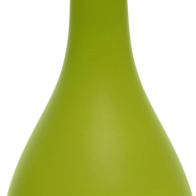 18.11" Traditional Standard Ceramic Dewdrop Table Desk Lamp With Matching Fabric Shade Green - Creekwood Home 3 18.11" Traditional Standard Ceramic Dewdrop Table Desk Lamp With Matching Fabric Shade Green - Creekwood Home