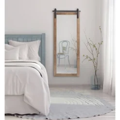 18" X 50" Cates Full Length Wall Mirror Rustic Brown - Kate & Laurel All Things Decor 9 18" X 50" Cates Full Length Wall Mirror Rustic Brown - Kate & Laurel All Things Decor -Lighting Specialty Store GUEST 53f52027 e28e 49de a160 366353f3fddb