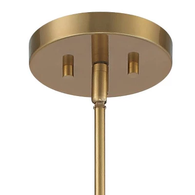 Stiffel Artyom Warm Gold Ring Pendant Chandelier 21 1/2" Wide Modern Clear Crystal Balls 4-Light Fixture For Dining Room House Foyer Kitchen Island 6 Stiffel Artyom Warm Gold Ring Pendant Chandelier 21 1/2" Wide Modern Clear Crystal Balls 4-Light Fixture For Dining Room House Foyer Kitchen Island - Image 4