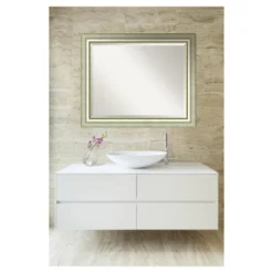Vegas Silver Framed Wall Mirror - Amanti Art -Lighting Specialty Store GUEST 5ad275cf 6f74 4159 88df 5d206604afa4
