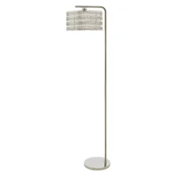 61.5" Quigley Silver Drum Shade Floor Lamp - River Of Goods -Lighting Specialty Store GUEST 5c941b61 4bd7 4433 8b38 e38f8527a276