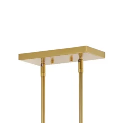 35" 8-Light Liane Farmhouse Industrial Iron Linear LED Pendant Black/Brass Gold - JONATHAN Y -Lighting Specialty Store GUEST 5e315456 52e4 4dd5 868d c54cf5273519