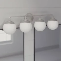 4-Light Hepburn Wall Sconce Brushed Nickel - Hunter Fan -Lighting Specialty Store GUEST 605b81db 20aa 477b b5d0 dcafcbed0e4b