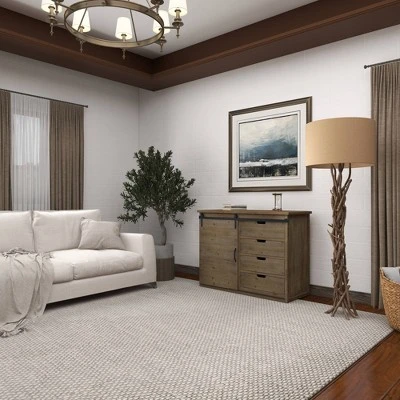 Rustic Floor Lamp Beige - Olivia & May 13 Rustic Floor Lamp Beige - Olivia & May - Image 11