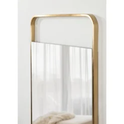 20" X 36" Nobles Radius Corner Framed Decorative Wall Mirror Gold - Kate & Laurel All Things Decor 12 20" X 36" Nobles Radius Corner Framed Decorative Wall Mirror Gold - Kate & Laurel All Things Decor -Lighting Specialty Store GUEST 65eb6b41 2dd1 4e7d aadd 9f43b887898c