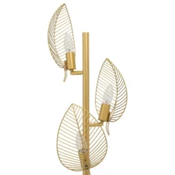 59.25" Theo Leaf Shade Floor Lamp - River Of Goods -Lighting Specialty Store GUEST 67728985 665b 4f57 80fb 6c60deaf8194