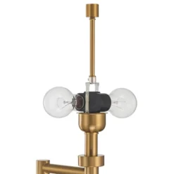 Possini Euro Design Camber Workstation Warm Gold Swing Arm Desk Lamp With Outlet And USB Port 15 Possini Euro Design Camber Workstation Warm Gold Swing Arm Desk Lamp With Outlet And USB Port -Lighting Specialty Store GUEST 7159656b 3043 437b b9ae 4a192d9635e8