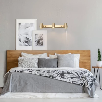 Dale 3-Light Matte Brass Plug-In Track Lighting - Globe Electric 7 Dale 3-Light Matte Brass Plug-In Track Lighting - Globe Electric - Image 5