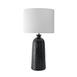 NuLOOM Flint 30" Ceramic Table Lamp -Lighting Specialty Store GUEST 75944120 6066 4973 b524 dc91605c44ae