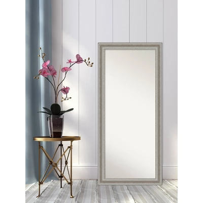 30" X 66" Parlor Silver Framed Full Length Floor/Leaner Mirror - Amanti Art 7 30" X 66" Parlor Silver Framed Full Length Floor/Leaner Mirror - Amanti Art - Image 5