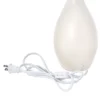 18.11" Traditional Standard Ceramic Dewdrop Table Desk Lamp With Matching Fabric Shade Off-White - Creekwood Home 1 18.11" Traditional Standard Ceramic Dewdrop Table Desk Lamp With Matching Fabric Shade Off-White - Creekwood Home -Lighting Specialty Store GUEST 77ba7056 624e 40ef 9913 512e34c9cc43