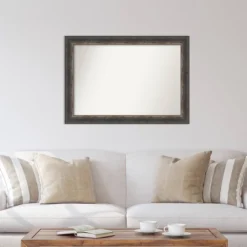 41" X 29" Non-Beveled Bark Rustic Char Wall Mirror - Amanti Art -Lighting Specialty Store GUEST 798bcdd7 1d6b 4844 8a6c 79b7eeaf37bd