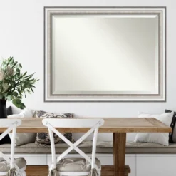 45" X 35" Salon Framed Wall Mirror Silver - Amanti Art 10 45" X 35" Salon Framed Wall Mirror Silver - Amanti Art -Lighting Specialty Store GUEST 7a440ab1 9a9d 4364 80b1 7fcec6095dfe