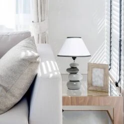 Ceramic Stone Table Lamp - Simple Designs -Lighting Specialty Store GUEST 7ed5382d 8618 4c64 9ce7 d449de9447dc