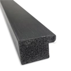 20" X 26" Non-Beveled Grace Brushed Metallic Black Narrow Wall Mirror - Amanti Art