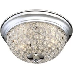Possini Euro Design Faith Modern Ceiling Light Flush Mount Fixtures 11" Wide Set Of 2 Chrome 2-Light Crystal For Bedroom Kitchen Living Room Hallway 13 Possini Euro Design Faith Modern Ceiling Light Flush Mount Fixtures 11" Wide Set Of 2 Chrome 2-Light Crystal For Bedroom Kitchen Living Room Hallway -Lighting Specialty Store GUEST 8020a926 db71 4637 b821 363d91646e6d
